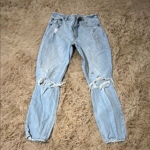 Abercrombie & Fitch High Rise Blue Jeans
